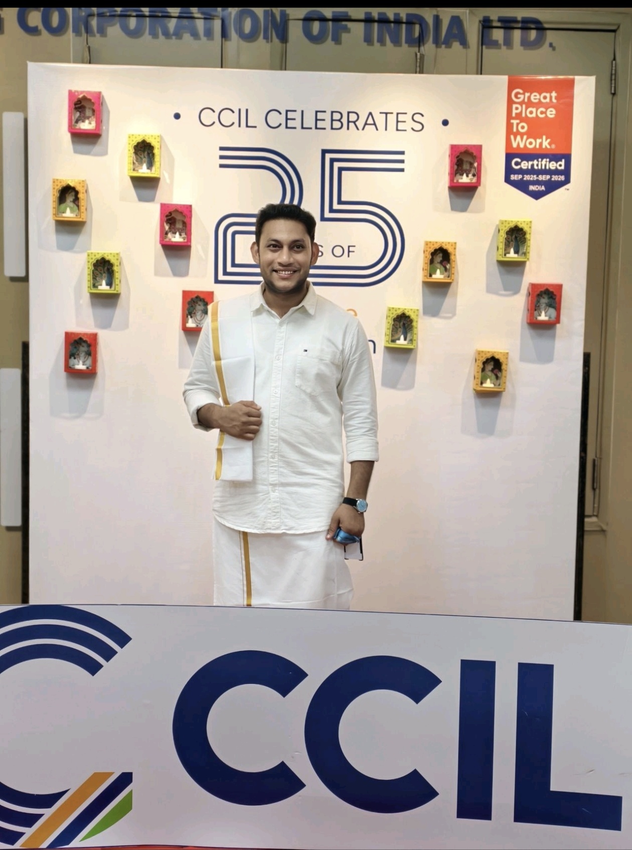 Jeevan during his CCIL experience